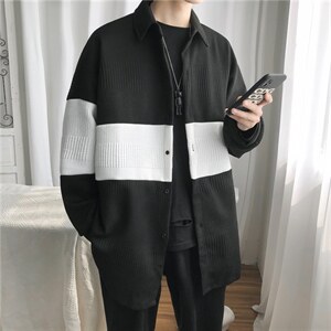 新款秋季开衫拼色毛衣中性休闲宽松外套休闲夹克潮牌SY08-P45，男装针织衫/毛衣，星座1008-2