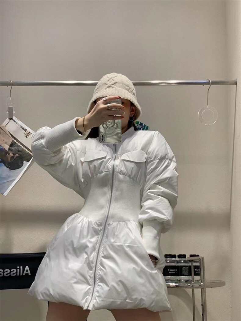 烽腰羽绒服，女装羽绒服，Queena PHoebe