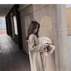 2025百搭时尚加长针织长裙减龄显瘦，女装连衣裙，思途羊绒