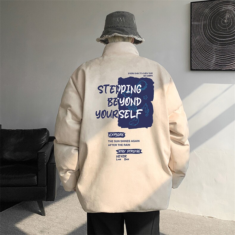 麂皮绒棉衣男大码立领棉袄子男羽绒棉服JM87345-P110图片