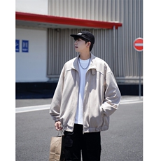 2025秋装新刺绣立领鹿皮绒男夹克外套港风705-1-W8825-P75控108，男装夹克，星座705-1