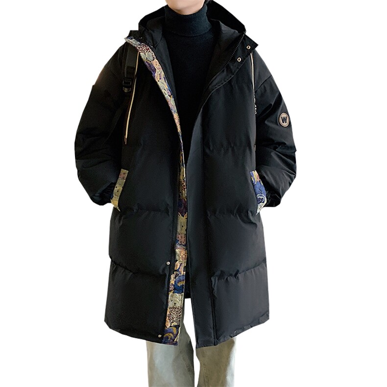 冬季新款韩版中长宽宽松大码加厚棉衣外套XZ102B-1-M6652P145,男装棉衣,星座102B-1