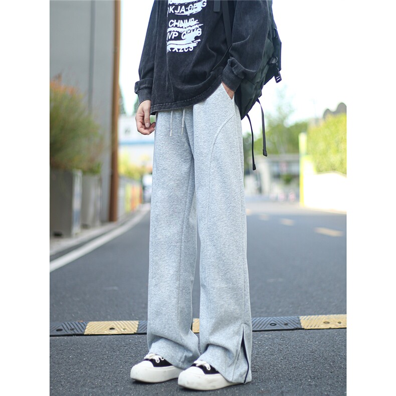 A429-K156-特批45秋冬季美式弯刀卫裤拉链休闲裤现货好卖,男装休闲裤,电商A429