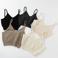 2025年秋季女士超短吊带，女装背心吊带，羿纯羊绒