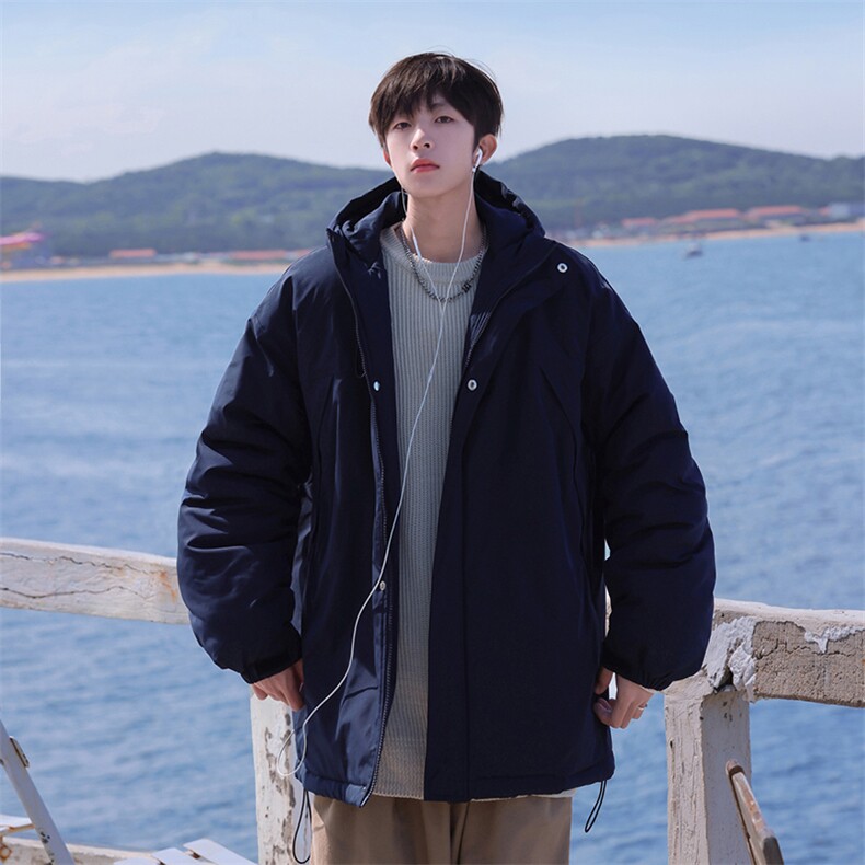 冬季新品保暖连帽棉衣休闲潮流青少年百搭棉服外套MY9083-P100,男装棉衣,电商A128
