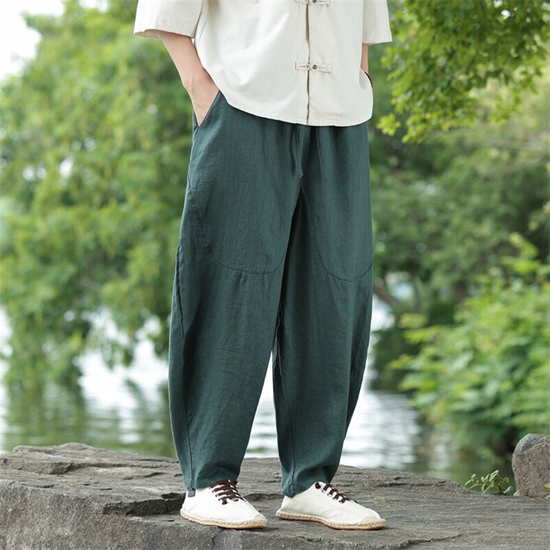 纯亚麻休闲裤风星座815-8611p105,男装休闲裤,星座815（原A203）
