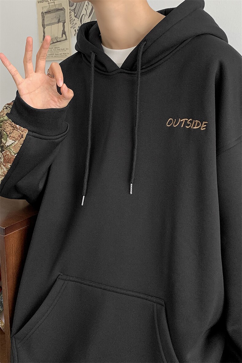 供抖音高品质卫衣男中性风港风刺绣外套416B-1-WY696-P50限68,女装短外套,星座416B-1