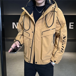 标50绒 冲锋衣羽绒服男连帽三防面料保暖 A329-YR8611-P235图片