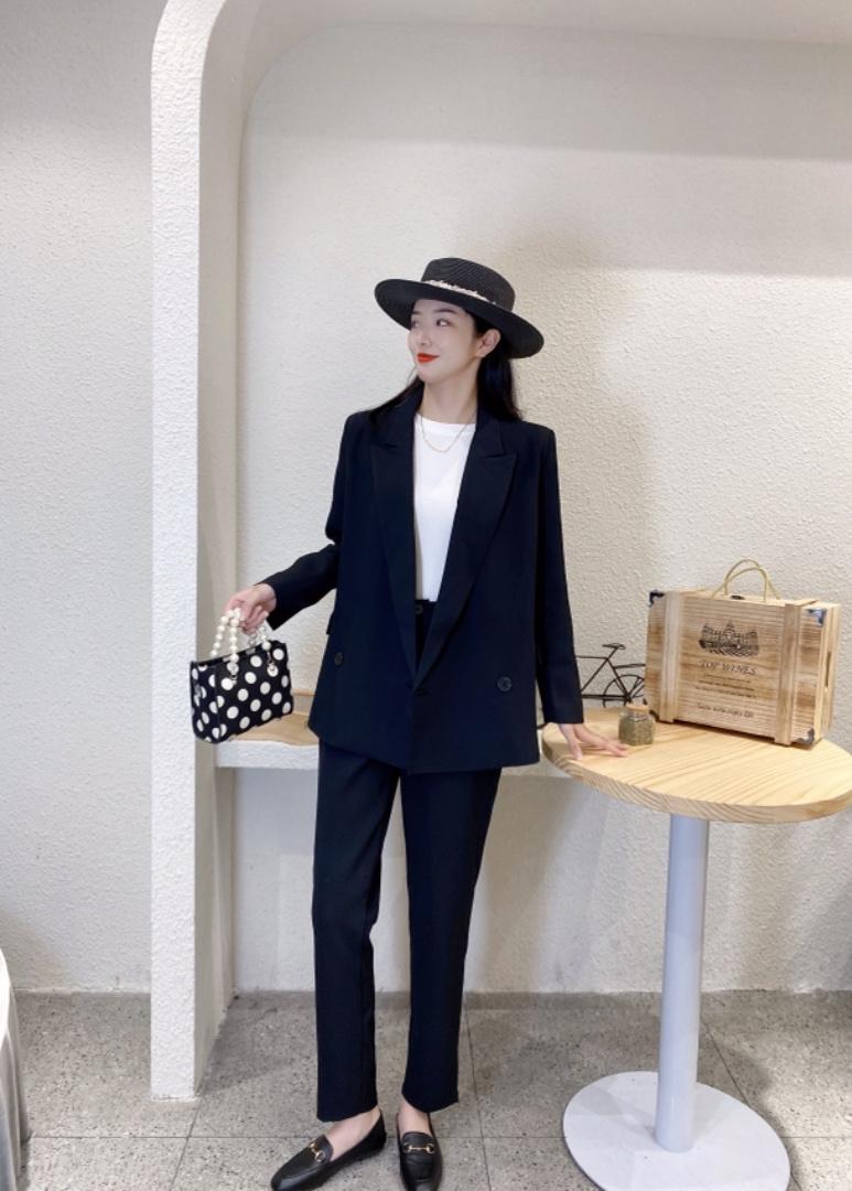 2021秋冬流行套装,女装职业装,米娜·丹怡