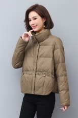 2022新款时尚保暖羽绒服修身显瘦短款外套，女装羽绒服，依恋蒂丝