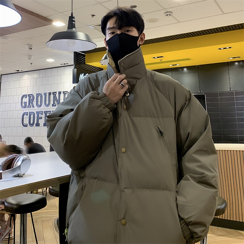 港风冬款男立领棉衣面包棉服外套XZ212-QMY16-P78,男装棉衣,星座212