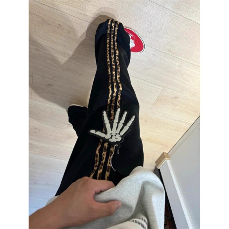 【有货】WK697CC-特P55三条杠裤子男款设计感垂感条纹卫裤,男装休闲裤,星座1007（原301D）
