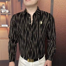 男士现货衬衫《黑金骑士》25秋季百搭上衣cs02-p50，男装衬衫，星座1602（原101B）