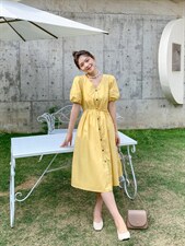 2022新款韩系简约知性夏装压明线设计精致洋气，其它，珂妮卡COOZIC