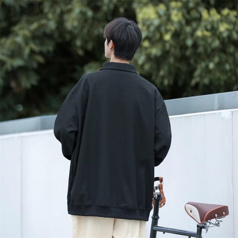 2025秋装美式华夫格翻领刺绣卫衣外套618A-WT20-P48控65,女装短外套,星座914-4