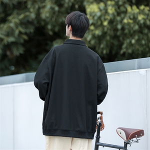 2025秋装美式华夫格翻领刺绣卫衣外套618A-WT20-P48 控65图片