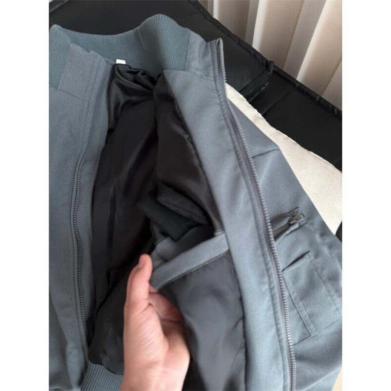 JK217LL-特P70cleanfit飞行员夹克外套男春秋款美式廓形棒球服,男装夹克,星座1007（原301D）