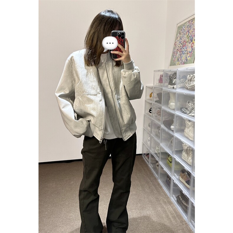 GOSNACE秋季短款夹克潮棒球服外套男女同款DY195-P80网图,男装夹克,星座1213