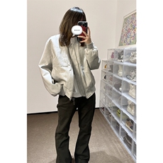 GOSNACE秋季短款夹克潮棒球服外套男女同款DY195-P80网图，男装夹克，星座1213