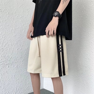 夏季休闲短裤男ins潮牌宽松直筒垂感五分运动裤DK0228-P25图片