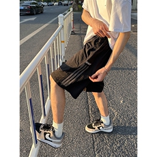大量现货2025新款短裤男夏季宽松休闲设计感条纹速干裤DK706-P40，男装牛仔裤，电商A178
