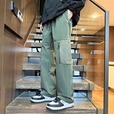 春款港风休闲裤宽松运动裤拖地裤束脚裤男KP862P45，男装休闲裤，星座1204-3
