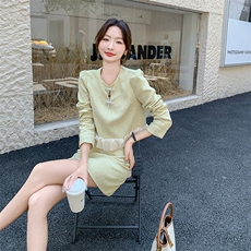 初春小香风套装2025秋季新款女富家千金法式高级感气质套装裙，女装套装/套裙，霓裳依族