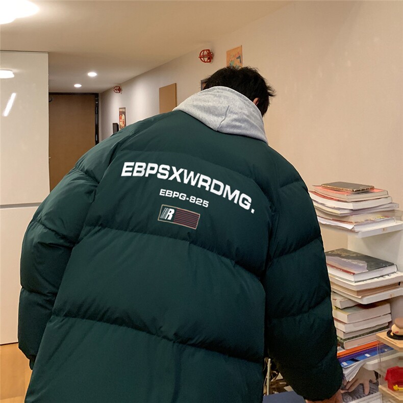 特批内景时尚字母印花面包服翻领棉衣A247-TPMY63701特批75控128,男装棉衣,电商A247