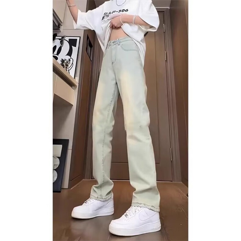 1506-1/KP0011/P34港风潮男夏季新款个性字母牛仔裤嘻哈ins潮高街,男装牛仔裤,星座1506-1