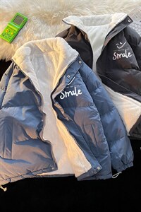 大！冬加绒加厚男士棉衣中性简约保暖棉服品质外套MY108特P78图片