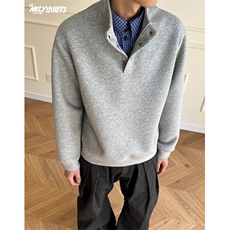 【004】加厚长袖polo衫男款宽松内搭翻领T恤卫衣A079-W2052-P59，男装T恤，电商A079