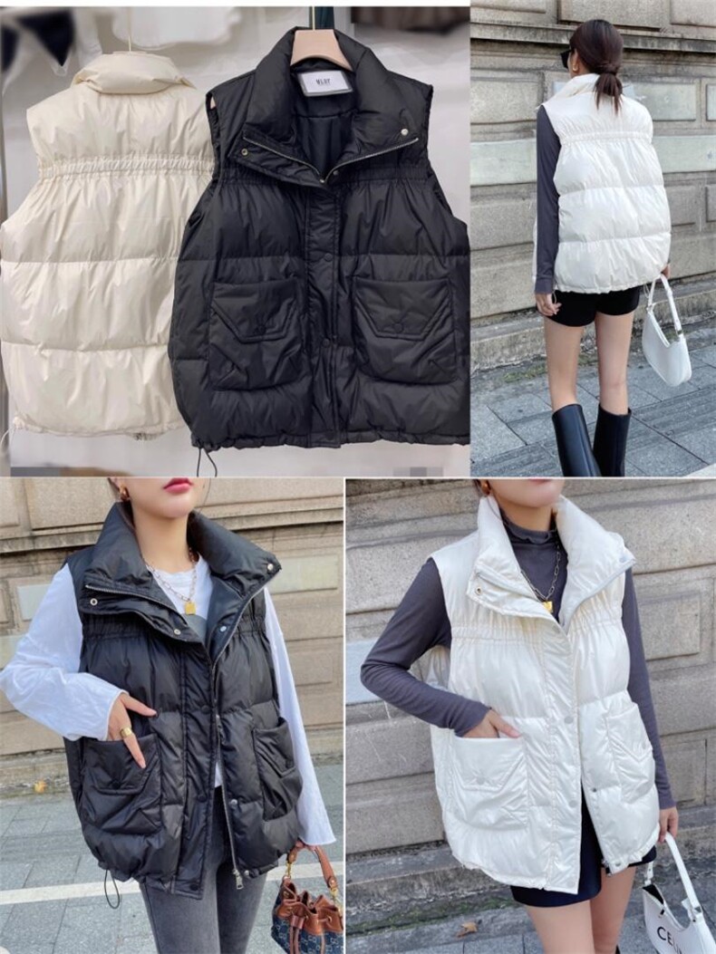 现货羽绒马甲，女装马甲，魅力布梵