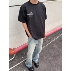 美式黑色立体浮雕短袖男款夏季小众提花刺绣t恤重磅cleanfit半袖，男装T恤，四季星座505