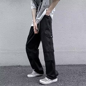 工装裤男夏季潮牌欧美街头高街vibe美式裤子A730P42图片