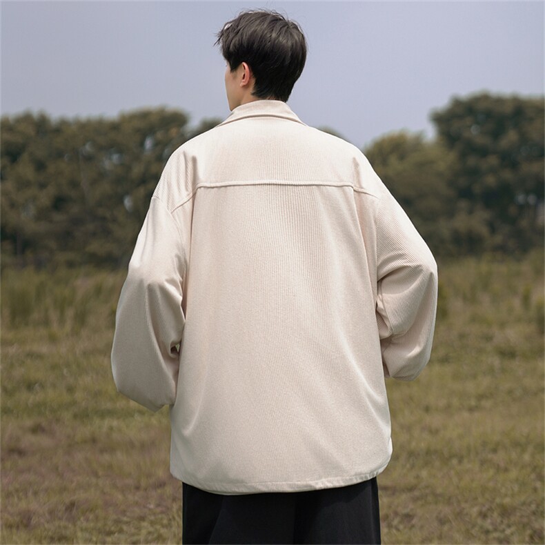 港风春秋新款时尚潮流衬衫夹克男上衣百搭XY-2362-P70加绒90,男装夹克,星座717