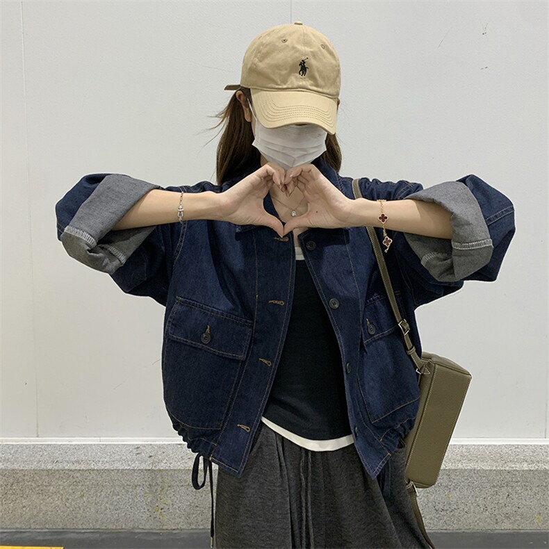 现货~~跑量款牛仔外套休闲宽松版P120178,女装短外套,2C262