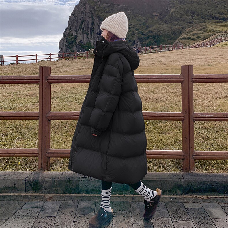 粉色羽绒服女2024冬季新款时尚设计感超好看保暖加厚白鸭绒外套潮,女装羽绒服,2C053