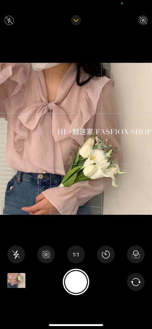 2022春夏新款仙女纱衬衫，女装衬衫，HL+