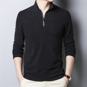 C532真德绒欧货品质保暖贴身舒适男士打底衫T恤主推P63图片