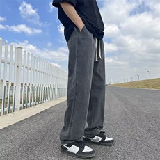 牛仔裤男秋季潮大码休闲裤子高街N742P42，男装牛仔裤，星座1116-2