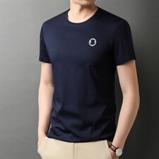 短袖男士T恤2023夏季新款圆领宽松时尚潮流百搭休闲男装上衣，男装T恤，电商B212（原钱塘6029）