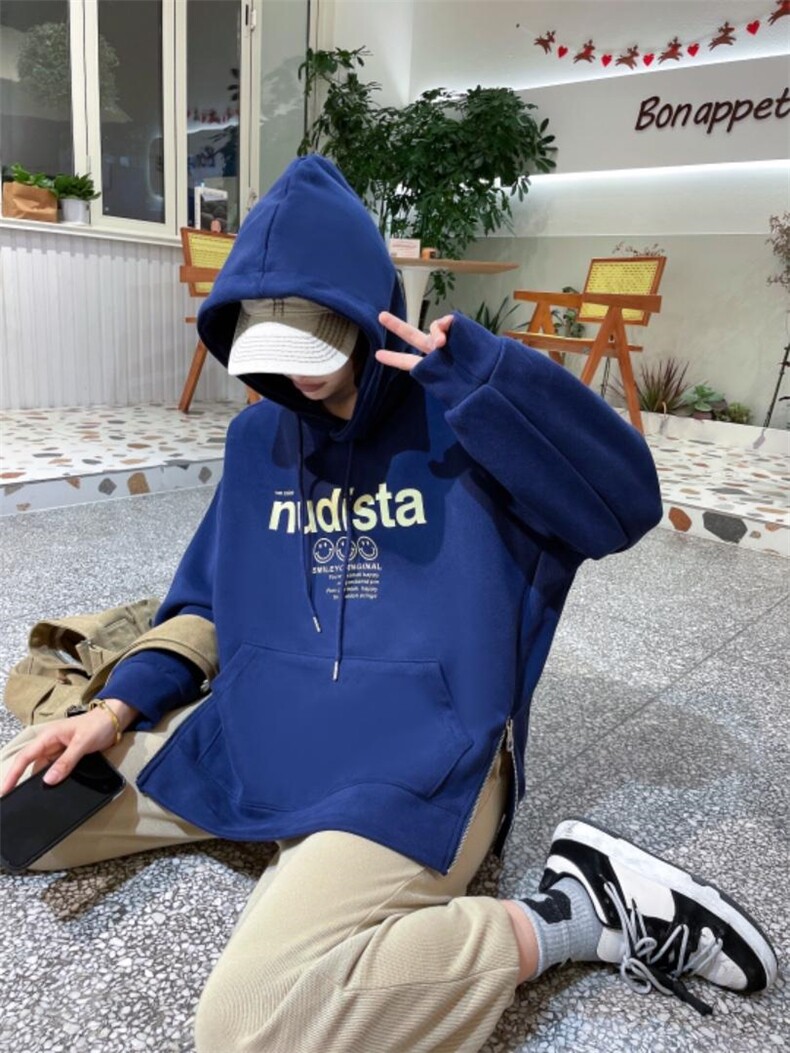 现货秋季新款，时尚休闲戴帽卫衣，女装卫衣/绒衫，泽妤