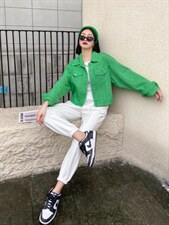 现货糖果牛仔短款外套，其它，灿烂琳琪