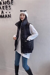 2021冬季新款90绒马甲图片