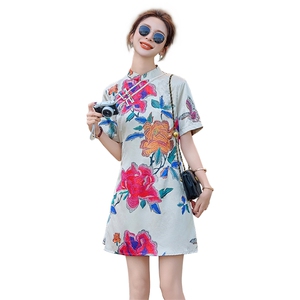 正品女装官方夏2025夏季新款女设计感小众新中式国风盘扣上衣图片