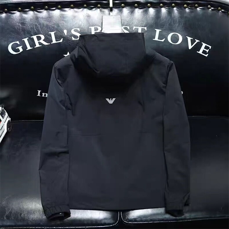 (网图)欧洲简约轻奢金属标飞鹰休闲棉服薄棉外套313B-JK9930-P100,男装棉衣,星座313B