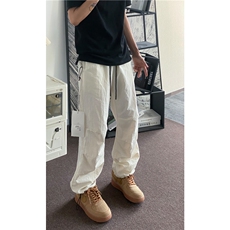 2025夏季新款速干机能拉链口袋宽松休闲裤B315-K009-特p35控68，男装休闲裤，电商B315