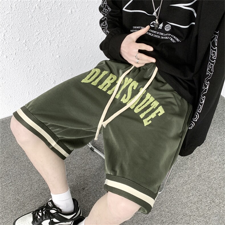 时尚新款宽松百搭潮牌帅气舒适流行休闲短裤B299-X5222-P45限59，男装牛仔裤，电商A061-1