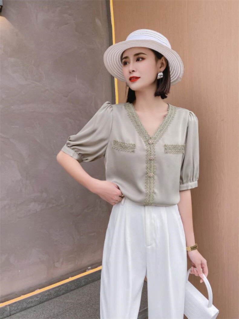 夏季新款衬衫，女装衬衫，TerreBleue