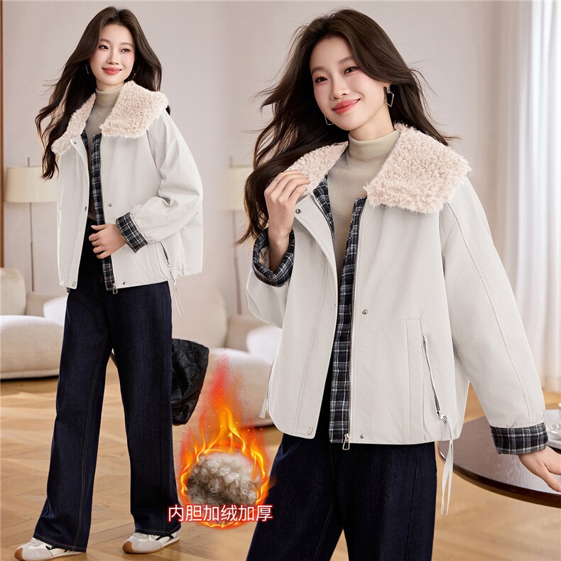 现货！现货！2025冬季新款加绒加厚棉衣棉服女,女装棉衣/棉服,以桐